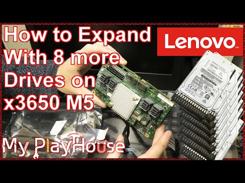 Expanding Lenovo System x3650 M5 - 8 more HDD, BUT! - 886