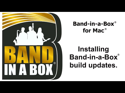 Band-in-a-Box® for Mac: Installing Build Updates - Tutorial