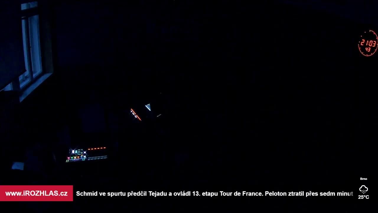 Live webcam view of Estudio de Radio en Brno