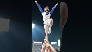 有棒球啦啦隊的工作地點是在空中的嗎？ #cheerleader #fancam #台湾チア #美女 #dance #競技啦啦 #mika #楽天ガールズ #樂天女孩 #rakutengirls
