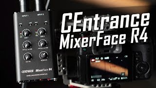 Video thumbnail for CEntrance MixerFace R4 Mixer/Recorder For Film & Video: Tiny Pro Level Mixer/Recorder by Curtis Judd