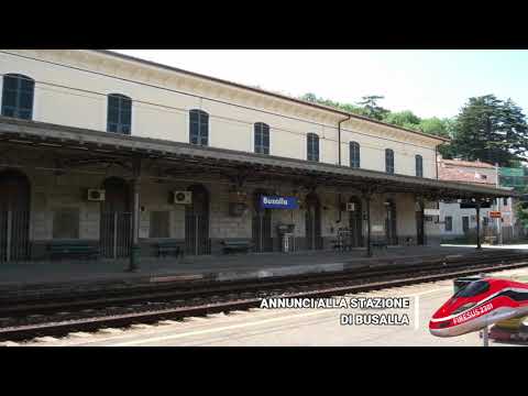Annunci alla stazione di Busalla (con Loquendo)