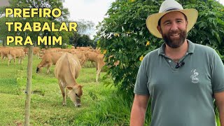 ELE DEIXOU UMA MULTINACIONAL PARA VIVER NO SÍTIO