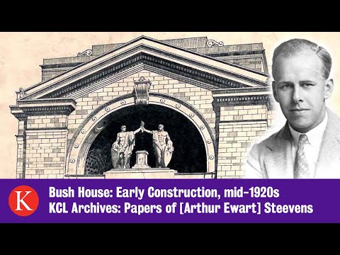 Bush House:  Early Construction, mid-1920s