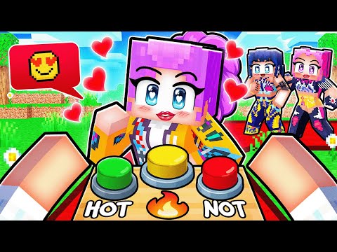 Omz Plays HOT OR NOT as SAJA BOYS and HUNTRIX in Minecraft!