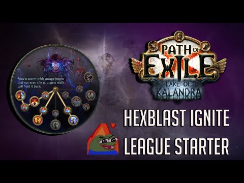 Path of Exile [3.19] Hexblast Ignite | Lake of Kalandra Starter