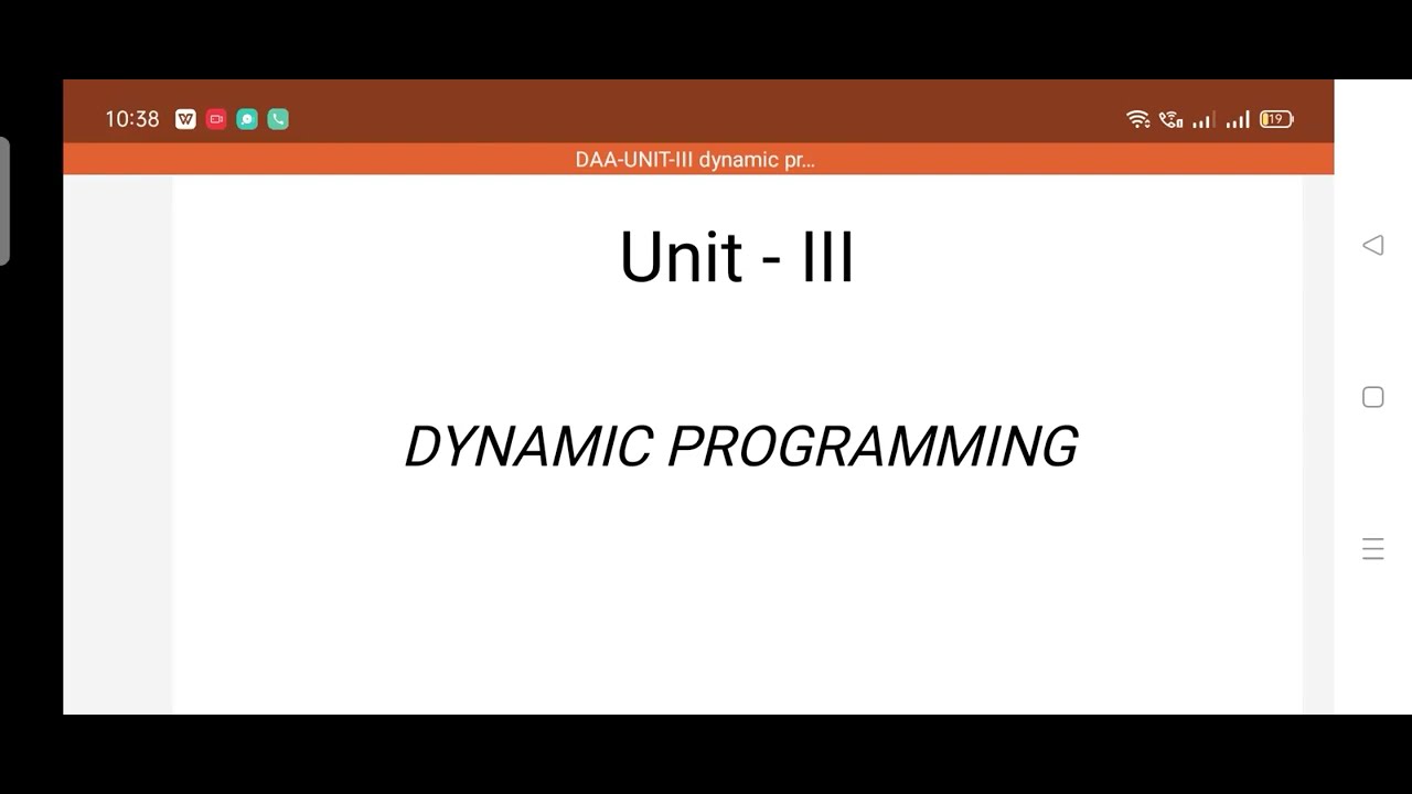 Dynamic Programming Notes || DAA|| PPT full