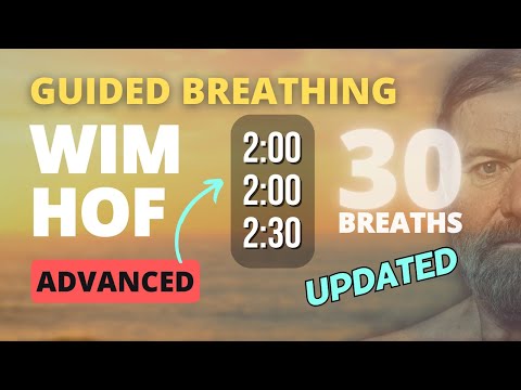 Best Guided Breathing - Wim Hof 3 Rounds 30 BREATHS ADVANCED