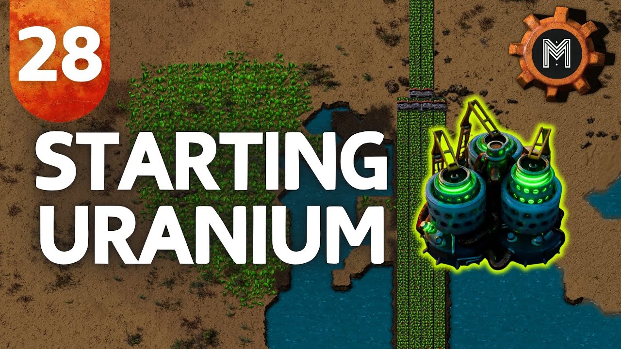 Setting Up Basic Uranium Processing | 28 | Factorio Space Age