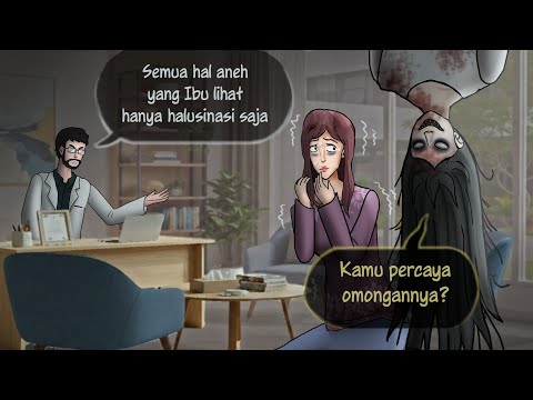 Suara di Loteng Rumahku 2 – Semua itu halusinasi saja? #HORORMISTERI | Kartun Hantu