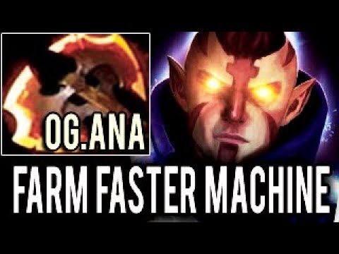 OG.Ana [Anti-Mage] 9k Next Level Dodge ► Crazy Farming Machine Dota 2 7.06