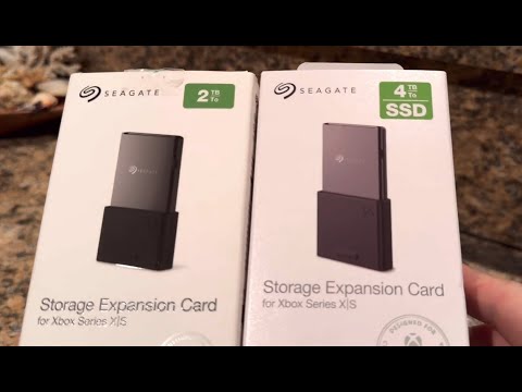 UNBOXING the Xbox Series X S - XSX Seagate 4TB memory expansion card + comparison with the 2TB card