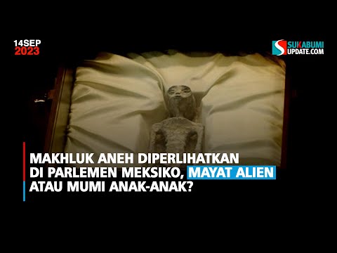 Makhluk Aneh Diperlihatkan di Parlemen Meksiko, Mayat Alien atau Mumi Anak-anak?