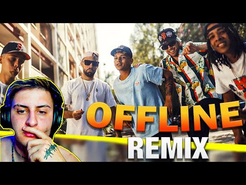 REACCIONANDO a MC Buzzz - Offline Remix [feat Nickzzy, Lucho SSJ, Israel B, Franux BB & Bhavi]