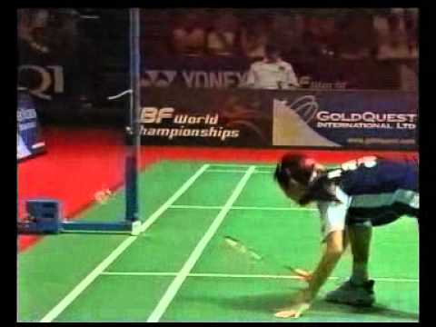 badminton 2003 World Championships Final   Zhang Ning VS Gong Ruina