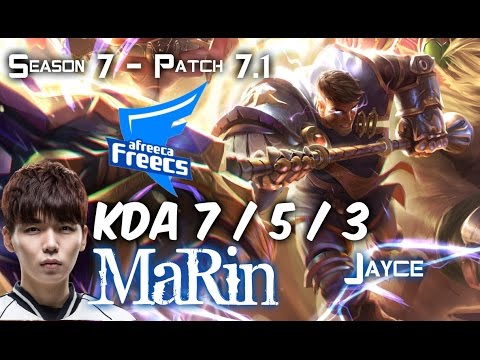 AFs MaRin JAYCE vs POPPY Top - Patch 7.1 KR Ranked