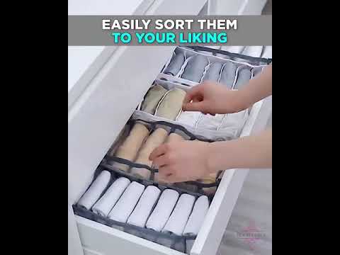 Smart Fit Wardrobe Clothes Storage Organizer