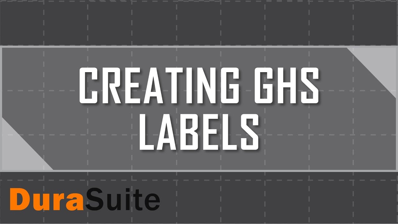 Create GHS Labels with DuraSuite