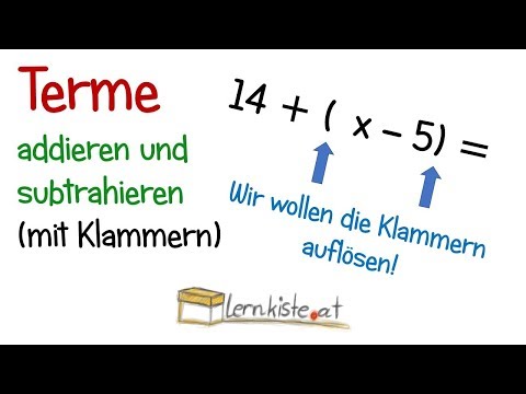 Terme mit Klammern addieren und subtrahieren