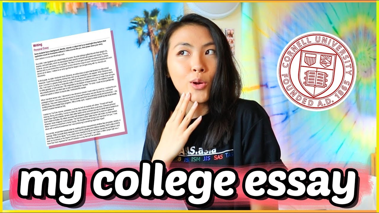 READING MY COMMONAPP ESSAY (that got me into Cornell University, USC++)
