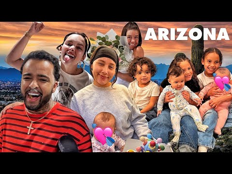 WE TOOK OUR DAUGHTER TO MEET MY FAMILY FOR THE 1ST TIME... | AZ VLOG