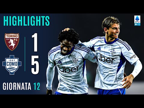 Video highlights della Torino vs Como (1 a 5) - Giornata 12 - Fantacalcio e fantamedie
