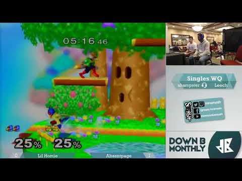 [Melee Singles WQ] Absentpage(Fox) vs Lil Homie (Falco) [DownB_  | Astral Projection]