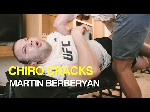 Martin Berberyan 3x Olympian Freestyle Wrestling | Chiro Adjustment