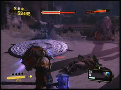 Warhammer 40K space marine - Kalky Bonus Wave 21 vs Chaos