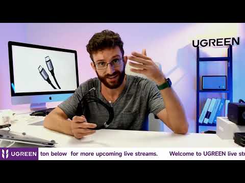 Кабель Ugreen US535 USB-C на USB-C PD 3.1 240 Вт 1 м нейлоновый черный - фото 3 - id-p1980182565