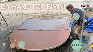 HOW TO BUILD A  FIBREGLASS DODGER HARD TOP BIMINI DIY | MICROBALLOONS  FAIRING | PART 6 | EP 97