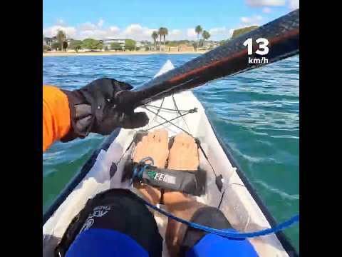 One last sprint! Fenn Mako Elite  #surfski #kayaking #sprinting #newzealand