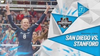 San Diego vs. Stanford: 2022 NCAA volleyball regional finals highlights