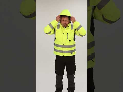 Работно облекло, Специализирано работно облекло, Светлоотразително работно облекло, DRIFT ICE HV Jacket, цвят Жълт