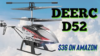 DEERC D52 Helicopter on Amazon for $36, Can it Teach You to Fly A Helicopter? #deercd52