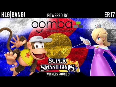 Smash 4: Powered by Oomba - HLG|BANG! (Diddy Kong) Vs. Er17 (Rosalina & Luma) - Winners Round 3