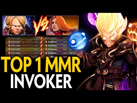 EPIC GAME!! 12K MMR PSG.LGD.NothingToSay INVOKER vs RANK 9 EURUS LINA MID | Dota 2 Invoker