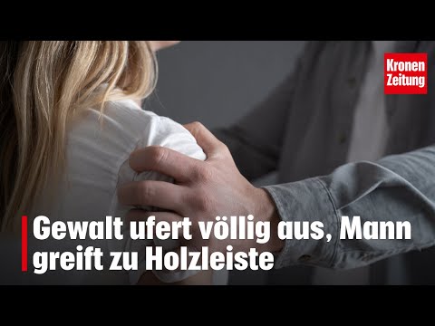 Violence spirals out of control, man grabs a wooden plank | krone.tv NEWS