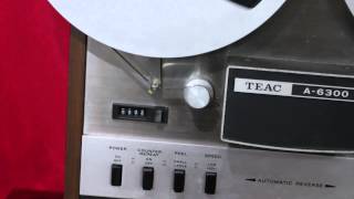 Video thumbnail for TEAC A 6300 Reel to Reel Demo by Bigg Matt