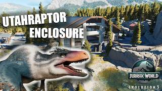 Building a Utahraptor Education Center! | Speedbuild | Jurassic World Evolution 3