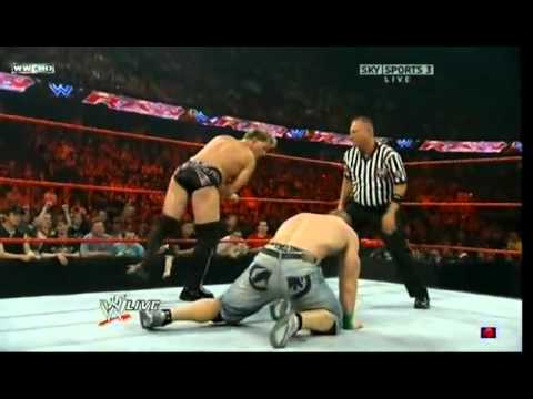 John Cena vs  Chris Jericho  WWE Monday Night RAW 10 08 09   HQ