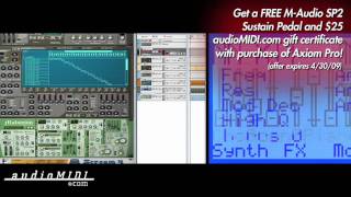 Video thumbnail for M-Audio Axiom Pro USB/MIDI Controller. by audiomidicom