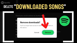 How to Delete Downloaded Songs on Spotify✅