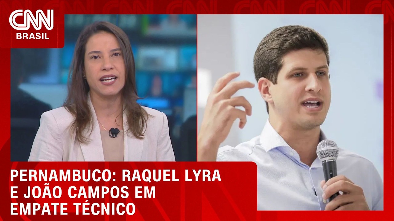 Em Pernambuco, Raquel Lyra e João Campos estão em empate técnico; veja no Índice CNN | CNN 360º