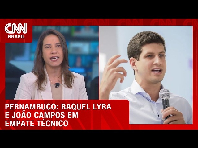 Em Pernambuco, Raquel Lyra e João Campos estão em empate técnico; veja no Índice CNN | CNN 360º