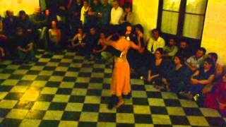 Video thumbnail for Corina Herrera y Leo El Pibe Pankow bailan en Milonga El Tigre y El Dragón 1 de 4