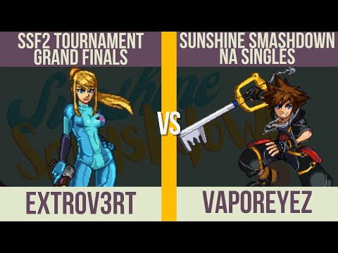 Sunshine Smashdown NA: SSF2 GRAND FINALS -  Extrov3rt (ZSS) vs. VaporeyeZ (Sora)