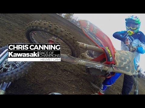 HELMET CAM: Chris Canning - Kawasaki Race Of Champions