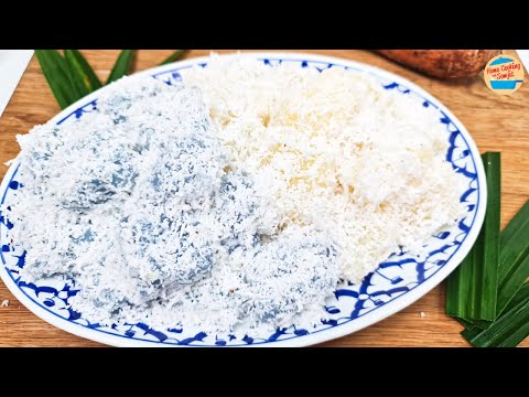 Cassava Cake with Grated Coconut