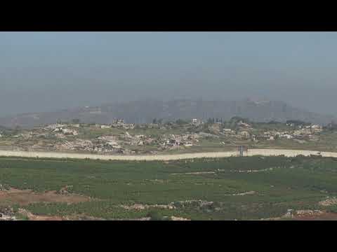 Live from northern Israel looking into southern Lebanon